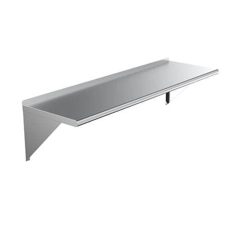 Amgood 18 in. x 60 in. Stainless Steel Wall Shelf AMG WS-1860